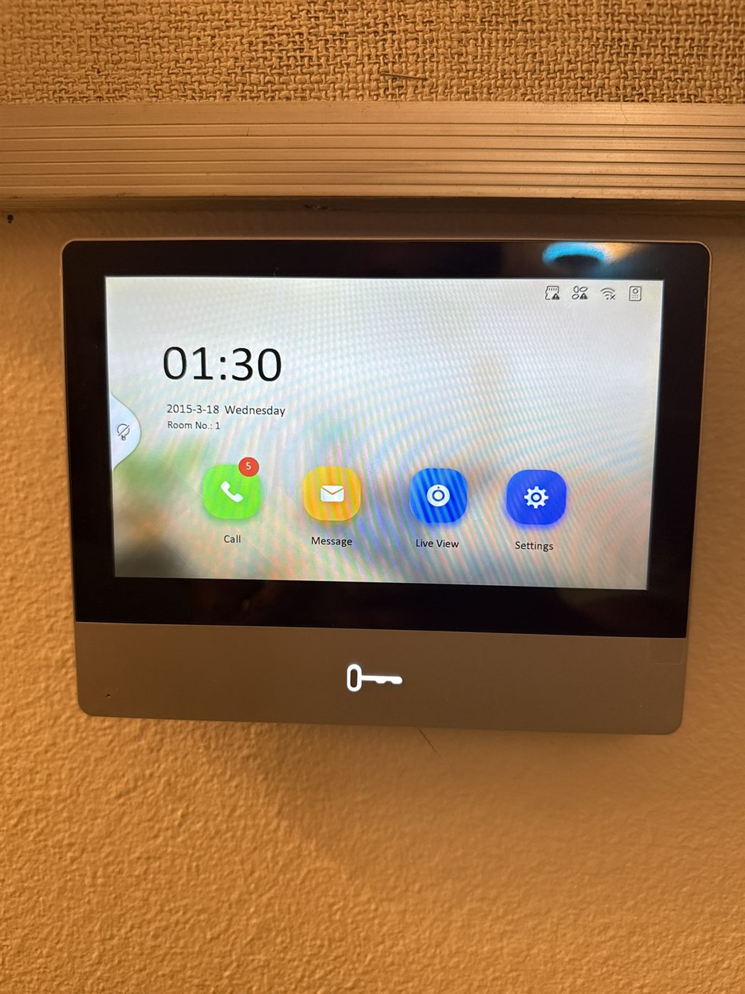 Hikvision indoor monitor intercom touchscreen video door station Sarasota FL