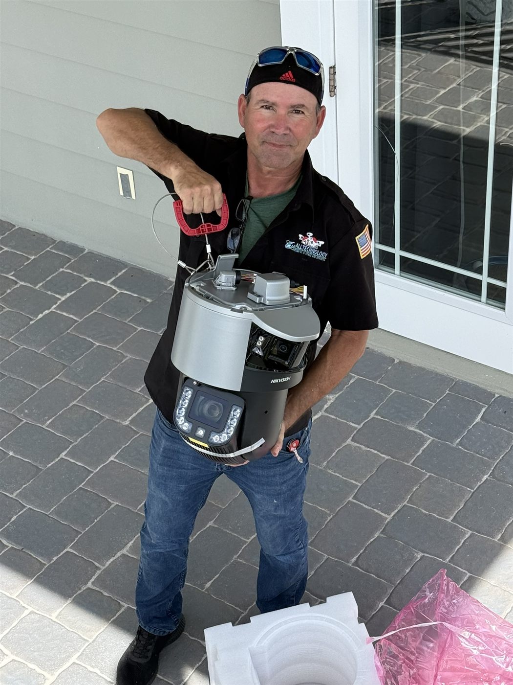 Hikvision PTZ camera technician All Technology Security Sarasota FL